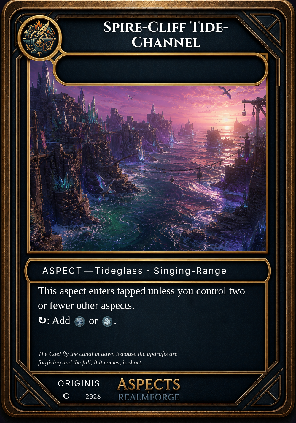Spire-Cliff Tide-Channel