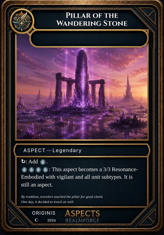Pillar of the Wandering Stone